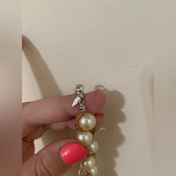 Faux pearl and beaded necklace + bracelet set - Picture 7 of 9